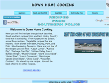 Tablet Screenshot of downhomcooking.com